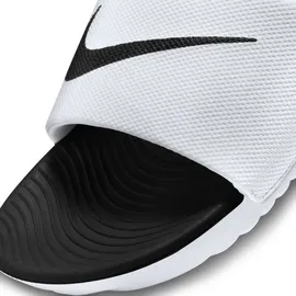 Nike Kawa Slides Badelatschen Kinder white/black 29.5