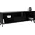 FMD Dark TV-Board 153,5 cm Schwarz Glas/Holz/Kunststoff/Metall/Holzwerkstoff