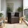vidaXL 1-Sitzer Sessel 1 x 1 x 1 cm braun