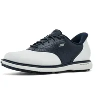 SKECHERS Damen Go Golf Prestige Sl Waterproof Spiked Golf Shoes Slip-InTurnschuhe, White/Navy, 38 EU