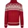 Brandit Textil Norweger Vollreißverschluss Pullover Red S