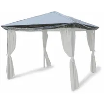 GRASEKAMP Pavillon 3 x 4 m Weiß