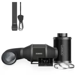 AC Infinity Luftfilter-Set PRO T4 100mm, 350 m3/h