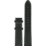 Certina - Leder Ds Action Standard Lederband Schwarz 20/18mm, Ohne Schnalle, Xl C610010953 - alligator-prägung,kalb,schwarz