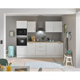 BASIC by Balculina Küchenzeile Turin 270 cm weiß