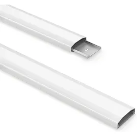 PureMounts PM-CCP-050W - Kabelkanal für Wandmontage, 0,5 m, weiß
