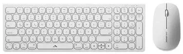 ALOGIC ASKBT2MCWH-DE Tastatur Maus enthalten Heimbüro Bluetooth QWERTY Deutsch Weiß