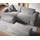 DeLife Eckcouch Cord 2-Sitzer Grau