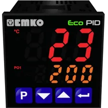 EMKO ecoPID 4.5.1 Temperaturregler Pt100 -199 bis +999°C Relais 5 A (L x B x H) 90 x 48 x 48mm