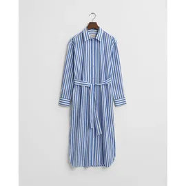 GANT Blusenkleid Blau/Weiß 38