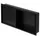 luxebath Wandnische Dusche Edelstahl 25,5x55,5 cm Schwarz
