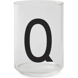 Aj Wasserglas Buchstabe Q