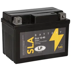 Batterie AGM SLA 12V 5Ah für Motorrad Startbatterie MS SLA 12-4S