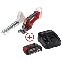 Einhell GE-CG 18/100 Li + 2,5 Ah Starter-Kit Akku Gras- und Strauchscherenaufsatz Softgriff, inkl. Ak