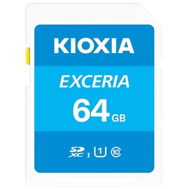 Kioxia EXCERIA R100 SDXC 64GB, UHS-I U1, Class 10 (LNEX1L064GG4)