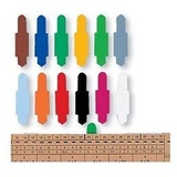 Elba Stecksignal, 100 Stück, PVC, schwarz