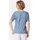 GOLDNER Kurzarmbluse Festliche Bluse aus edler Spitze Blau 52