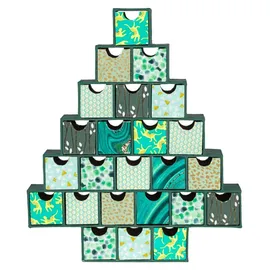 Décopatch Adventskalender Tannenbaumform 5x30x35 cm HD095C