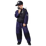 thetru Kostüm Special Forces, Damit auch kleine Jungs mal zum Einsatz kommen blau 140