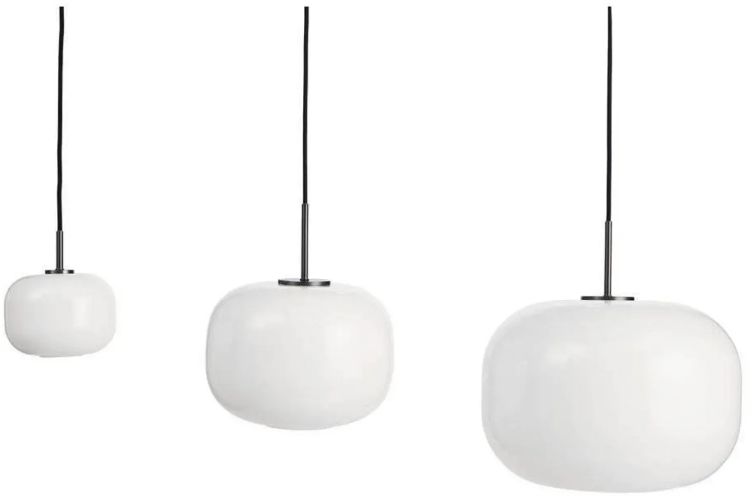 Pendelleuchte ANTIDARK, Weiß, für Esszimmer, Glas - 25