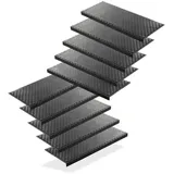 BigDean Stufenmatte 75 x 25 cm Schwarz