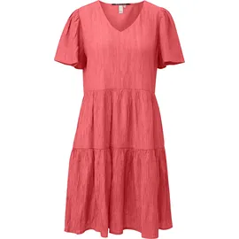 QS Stufenkleid Knielang Rot 40