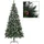 vidaXL Künstlicher Weihnachtsbaum Kiefernzapfen Weißem Glitzer 210 cm