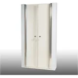 Dusbad Vital 2 Duschkabine mit Pendeltür 80 x 200 cm Gold ESG-Glas