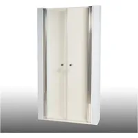 Dusbad Vital 2 Duschkabine mit Pendeltür 80 x 200 cm Gold ESG-Glas