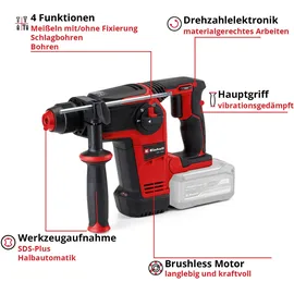 Einhell TP-HD 18/26 Li BL ohne Akku + Koffer