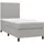 vidaXL Boxspringbett 100 x 200 cm Hellgrau