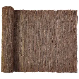 casa pura Sichtschutzmatte 100 x 300 cm Braun Weide