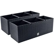 Prosperplast Balkonkasten 51,5 x 19,5 x 18,5 cm Anthrazit