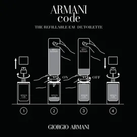 Giorgio Armani Code Homme Eau de Toilette refillable 30 ml