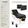 Tectake tectake® 3 Zonen Massageliege-Set, Somwang mit Holzgestell, 218 x 102 x 90 cm