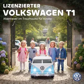 aiyaplay Kinder Elektroauto 12V Volkswagen blau (1-tlg)