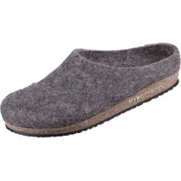 Stegmann 108 Tiroler Steinschaf, Unisex Wollfilz-Pantoffeln, grau