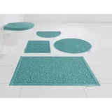 Guido Maria Kretschmer Home & Living Guido Maria Kretschmer Home&Living »Garden Pastels«, Höhe 3 mm, rutschhemmend beschichtet, fußbodenheizungsgeeignet-schnell trocknend-strapazierfähig, Badteppich, Hoch-Tief-Effekte, auch als 2 tlg. Set, erhältlich blau