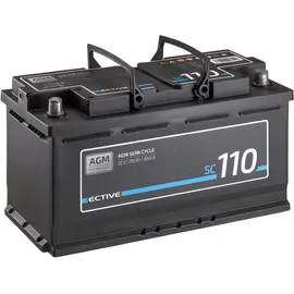 Ective Semi Cycle Versorgungsbatterie 110Ah