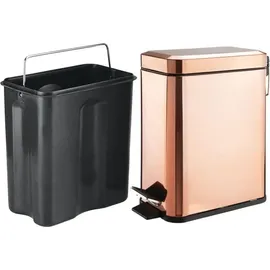 MetroDecor Tretmülleimer 5 l Rotgold