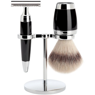 MÜHLE - STYLO 3-teiliges Rasierset, Silvertip Fibre®, mit Rasierhobel Rasur Herren (195.99 € / )