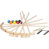 Relaxdays Krocket Spiel Croquet Set 8 Spieler