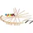 Relaxdays Krocket Spiel Croquet Set 8 Spieler