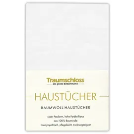 Traumschloss Bettlaken Baumwolle 240 x 260 cm weiß