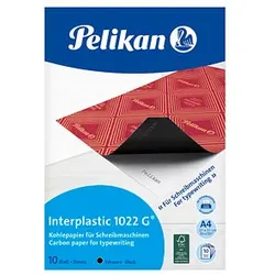 Pelikan Kohlepapier interplastic 1022 G® 100401560 DIN A4, 10 Blatt