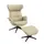 flexlux Relaxsessel More 90 x 107 x 89 cm Beige, drehbar, ergonomisch, mit Kopfteil