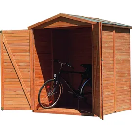 Promadino Geräteschrank Rhön 2 x 1,5 m Braun
