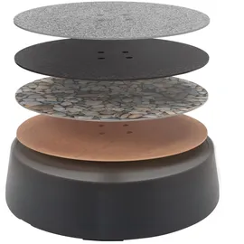 Doppler Dekorplatte Easy Move Switch Granit Grau