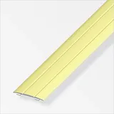 Alfer - bergangsprofil 1 m, 37 x 2.5 mm Aluminium eloxiert messing Übergangsprofile