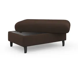 sit&more Hocker Marano mit Stauraum 102 x 43 x 67 cm Braun